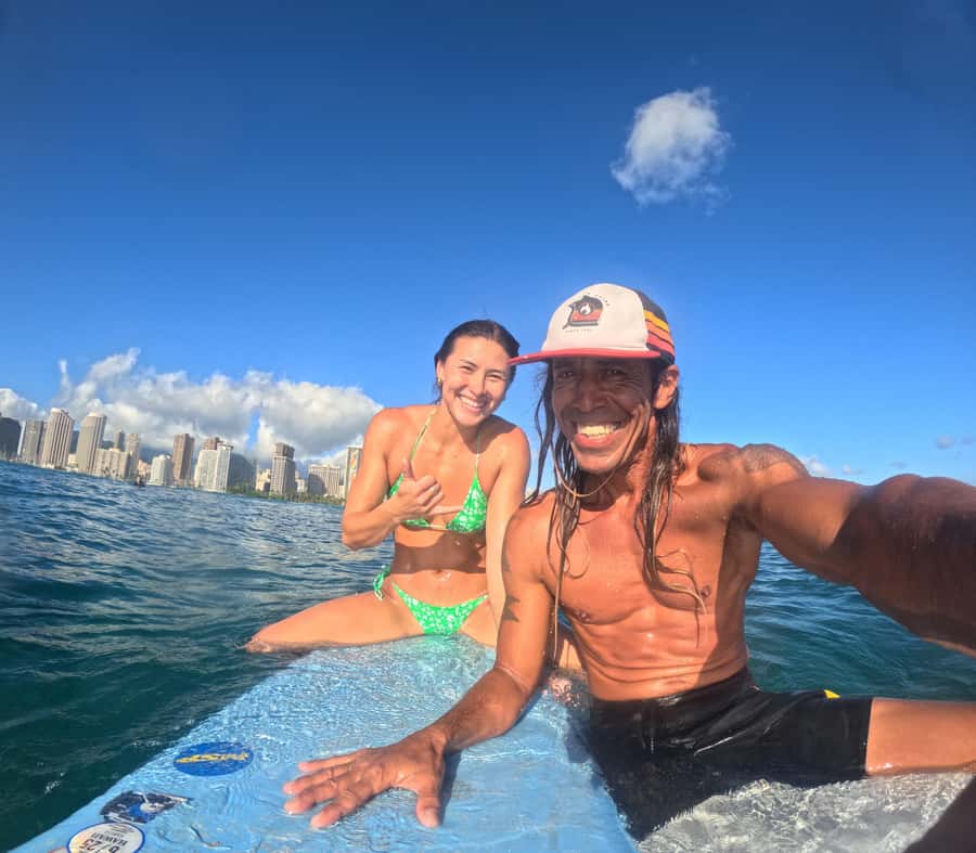 Waikiki: Surf Lessons Easy 60 min classes no crowds! - Meeting the surf bus at Ala Wai Boat Harbor