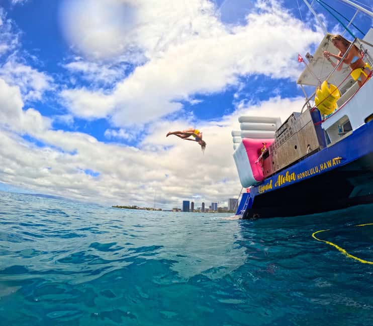 Waikiki Turtle Snorkel Adventure - Seeing the Coast from a 55-Foot Catamaran