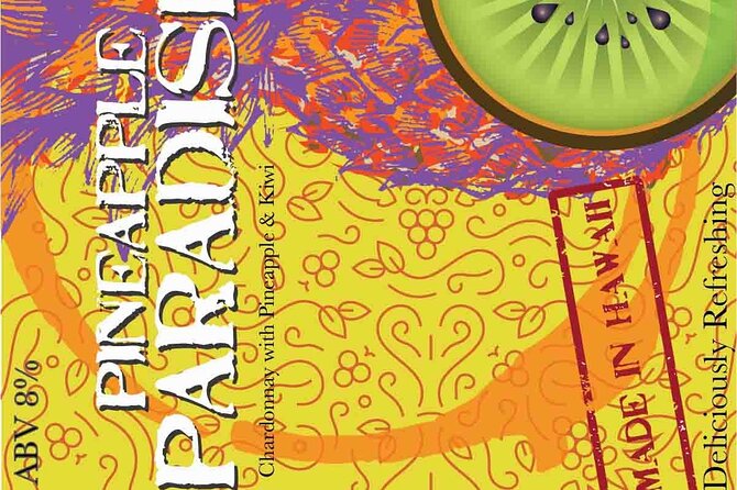Winery Oeno Island Style Wine Tasting - Six pours, from pineapple Chardonnay to coconut wine