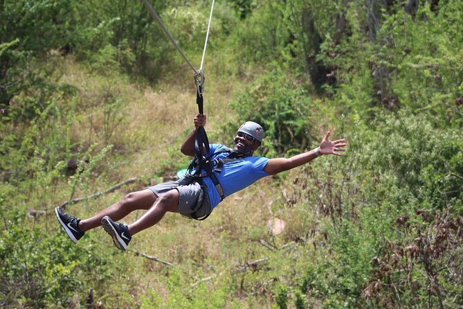 Zip & Dip: Zipline and Wet 'n' Wild Waterpark Combo - Starting with three zip lines at Coral Crater